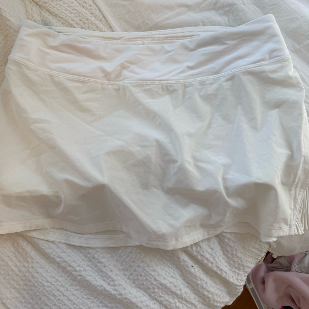 White Lululemon Tennis Skirt